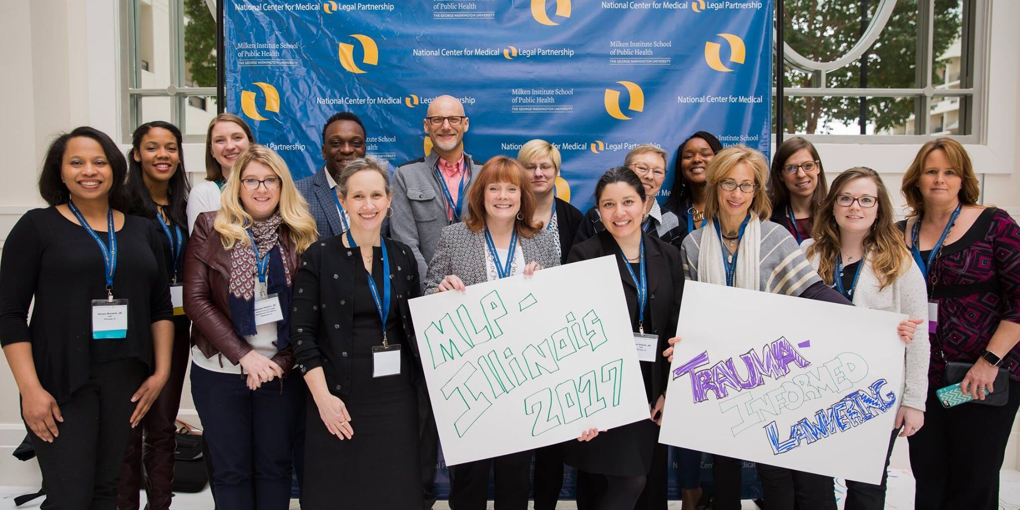 Legal Council staff members attend the National Center for Medical-Legal Partnerships Conference in April 2017. 